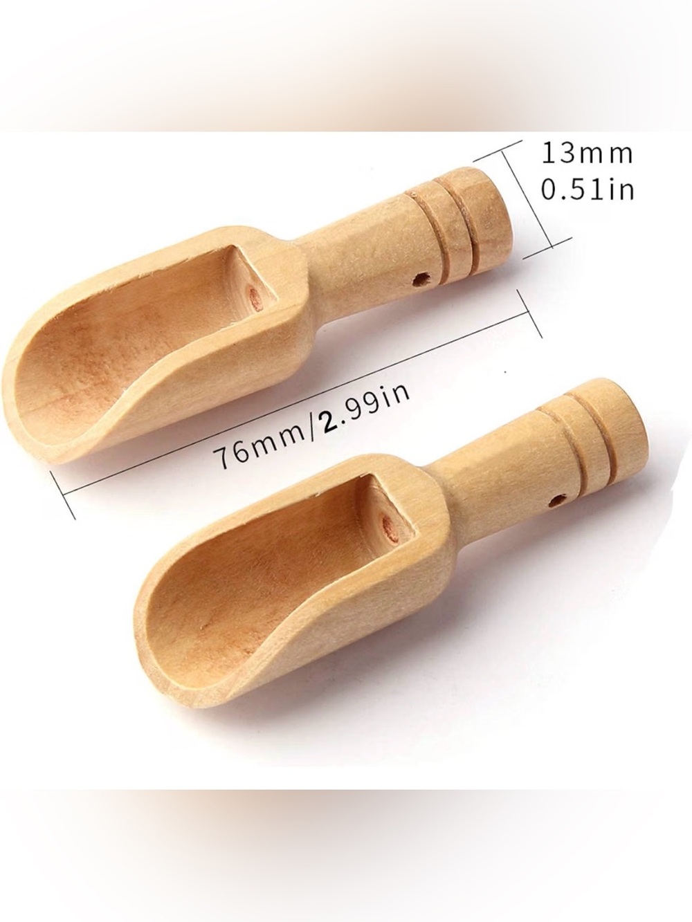 Mini bamboo Scoops